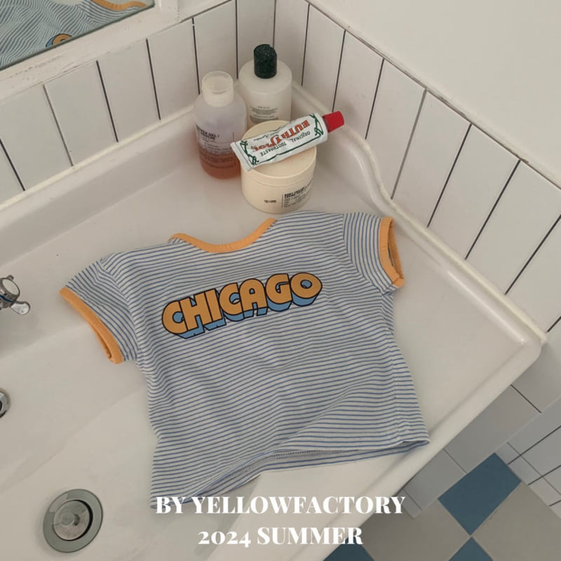 Yellow Factory - Korean Children Fashion - #designkidswear - Chicago Tee - 8