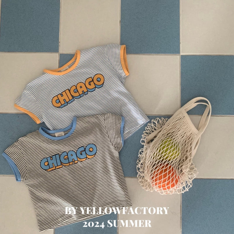 Yellow Factory - Korean Children Fashion - #littlefashionista - Chicago Tee