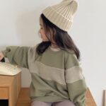 Knit Colored Ralgan Pullover