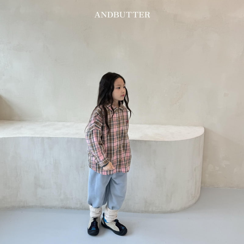 Andbutter - Korean Children Fashion - #Kfashion4kids - Muse Check Shirts - 9