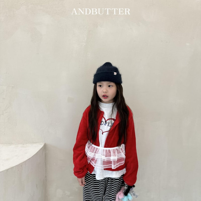 Andbutter - Korean Children Fashion - #Kfashion4kids - Autumn Terry Cardigan - 3