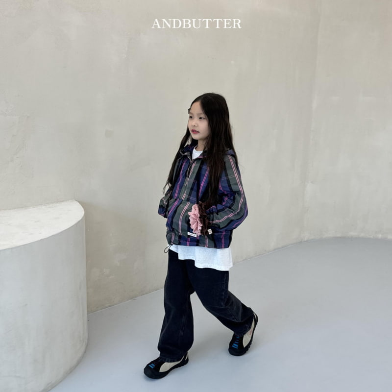 Andbutter - Korean Children Fashion - #childofig - Stone Black Denim Pants - 12