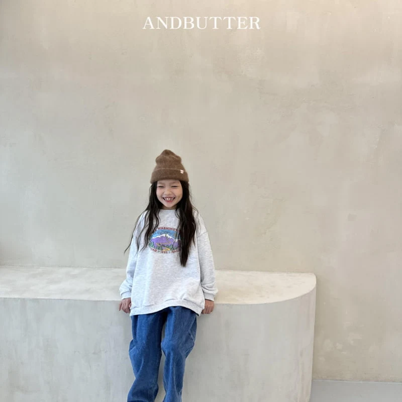 Andbutter - Korean Children Fashion - #childofig - Mountain Sweatshirts - 6