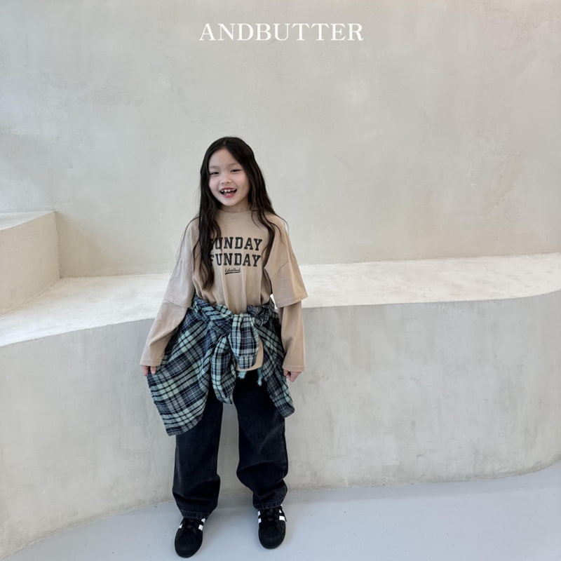 Andbutter - Korean Children Fashion - #childrensboutique - Sunday Pigment Tee - 7