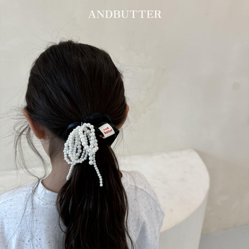 Andbutter - Korean Children Fashion - #designkidswear - Metal Pearl Scrunch - 6