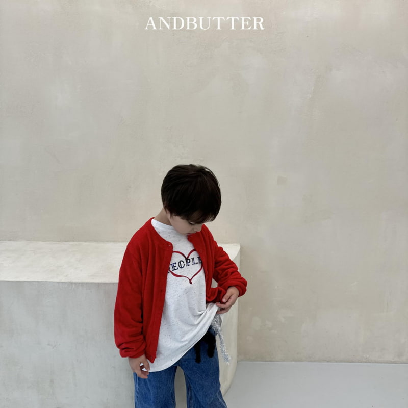 Andbutter - Korean Children Fashion - #designkidswear - Heart People Tee - 5