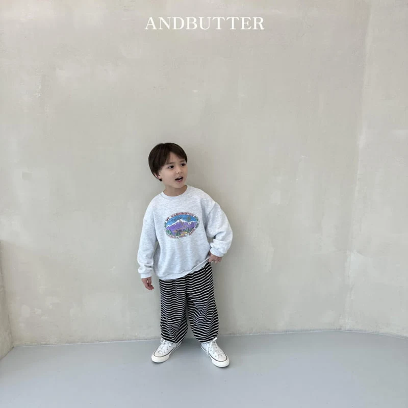 Andbutter - Korean Children Fashion - #designkidswear - Mountain Sweatshirts - 9