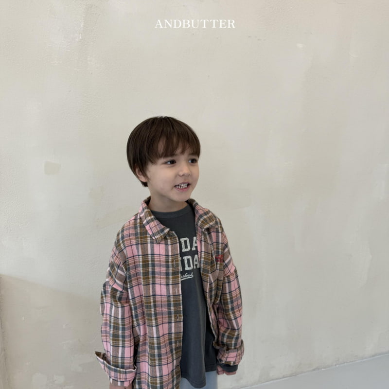 Andbutter - Korean Children Fashion - #designkidswear - Muse Check Shirts - 4