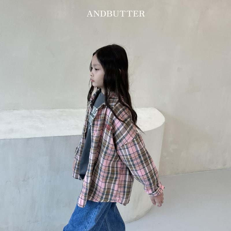 Andbutter - Korean Children Fashion - #fashionkids - Muse Check Shirts - 5