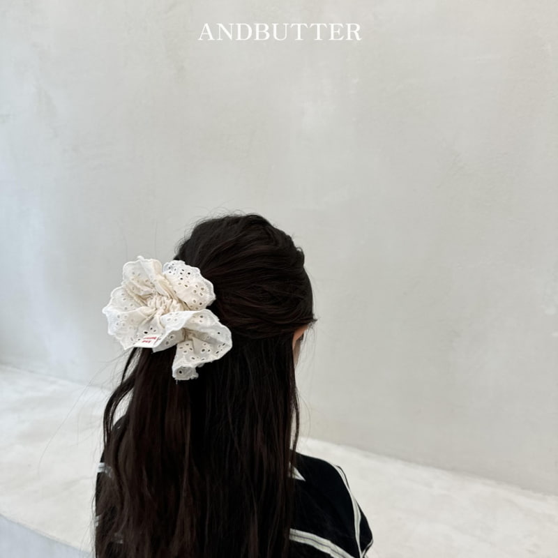 Andbutter - Korean Children Fashion - #fashionkids - Punching Lace Scrunch