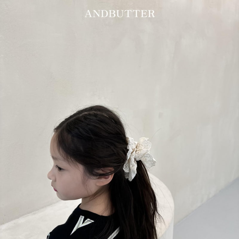 Andbutter - Korean Children Fashion - #kidsshorts - Punching Lace Scrunch - 2