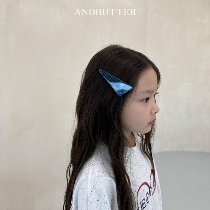 Andbutter - Korean Children Fashion - #kidsshorts - Check Board Hairpin