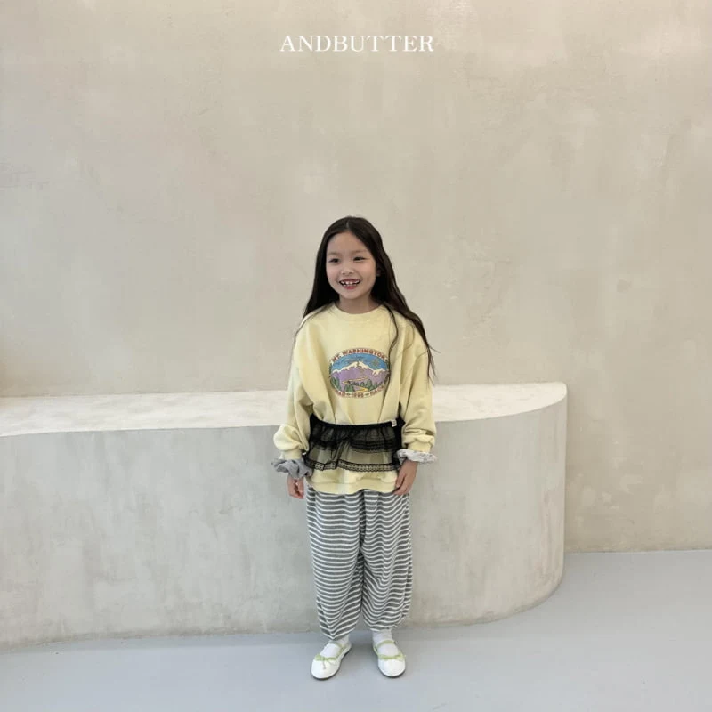 Andbutter - Korean Children Fashion - #kidsshorts - Mountain Sweatshirts - 12