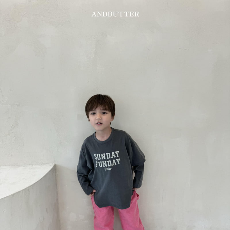 Andbutter - Korean Children Fashion - #kidsshorts - Sunday Pigment Tee - 11