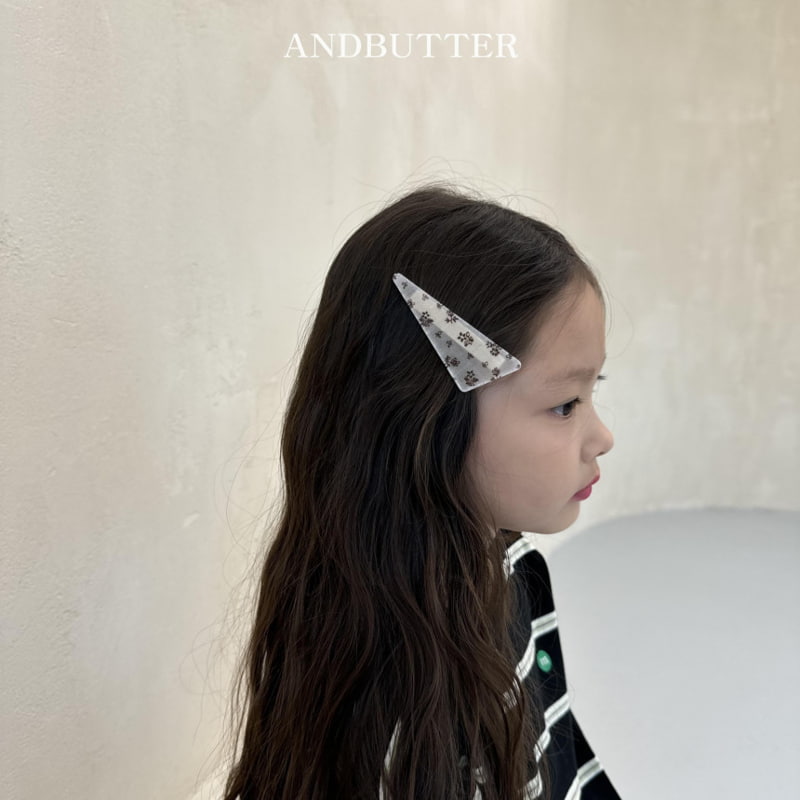 Andbutter - Korean Children Fashion - #kidsstore - Flower Board Hairpin - 2