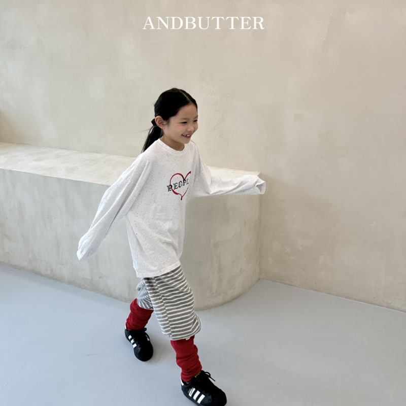 Andbutter - Korean Children Fashion - #kidsstore - Heart People Tee - 9