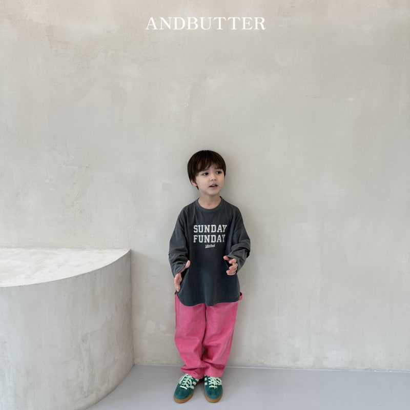 Andbutter - Korean Children Fashion - #kidsstore - Sunday Pigment Tee - 12