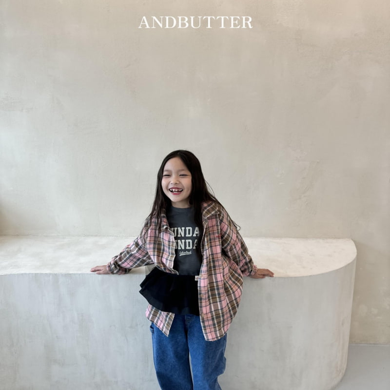 Andbutter - Korean Children Fashion - #kidzfashiontrend - Muse Check Shirts - 8