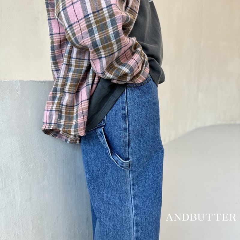 Andbutter - Korean Children Fashion - #littlefashionista - Standard Denim Pants - 6