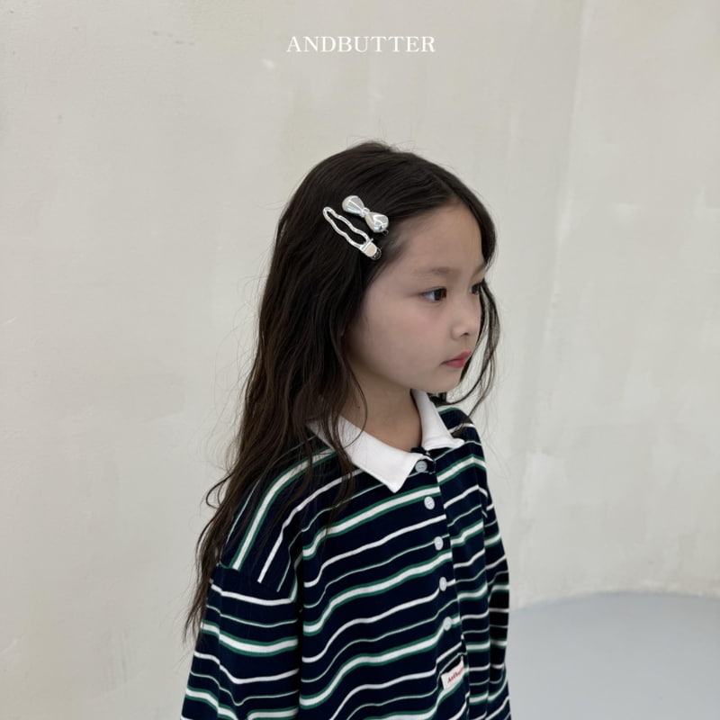 Andbutter - Korean Children Fashion - #littlefashionista - Metal Hairpin Set