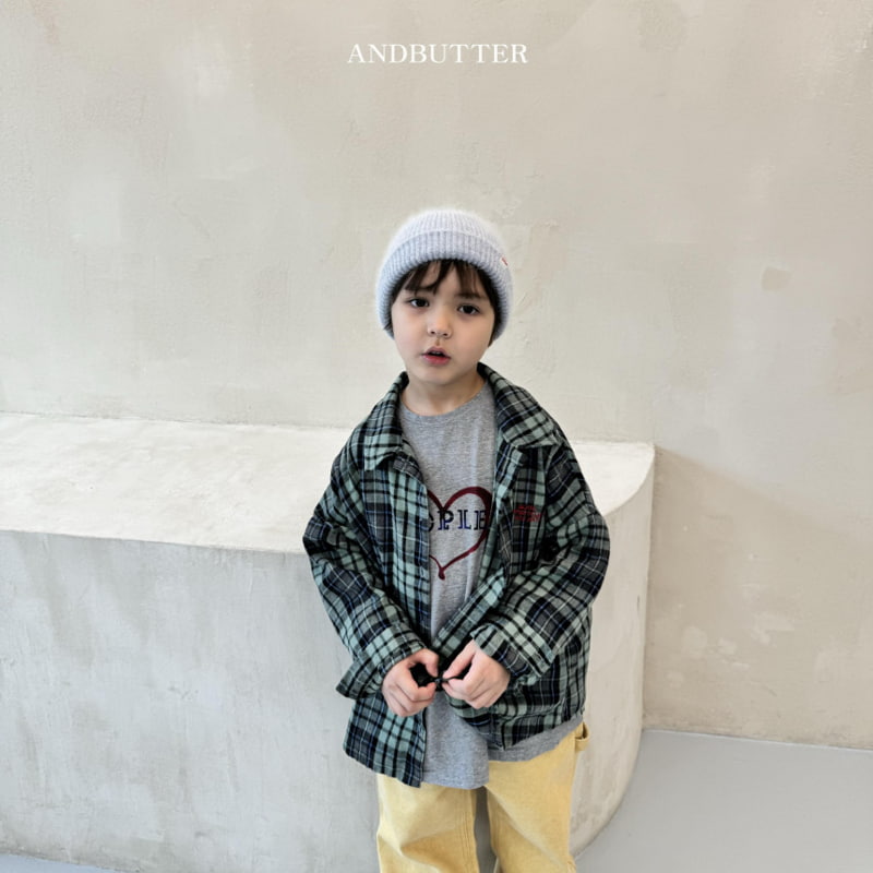 Andbutter - Korean Children Fashion - #littlefashionista - Muse Check Shirts - 10