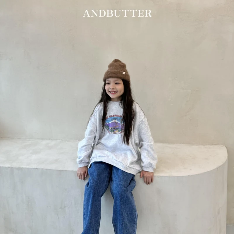 Andbutter - Korean Children Fashion - #littlefashionista - Mountain Sweatshirts - 2