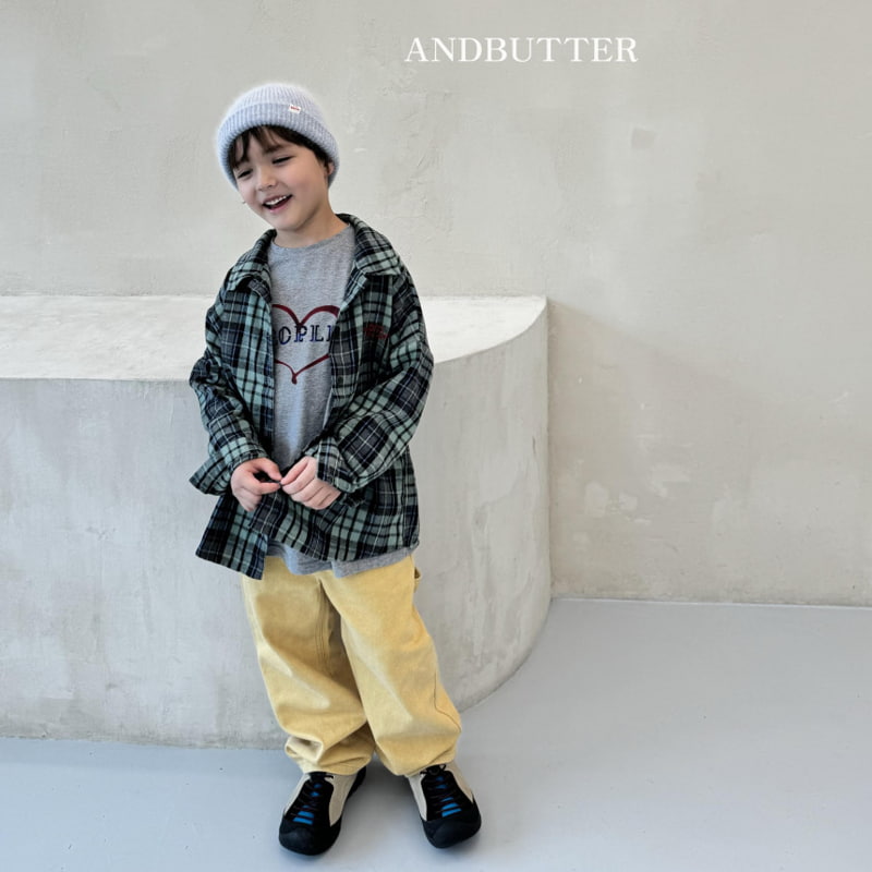 Andbutter - Korean Children Fashion - #magicofchildhood - Muse Check Shirts - 11