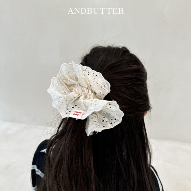 Andbutter - Korean Children Fashion - #magicofchildhood - Punching Lace Scrunch - 7