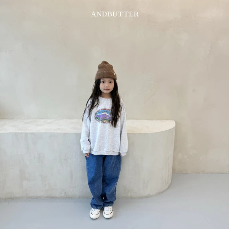 Andbutter - Korean Children Fashion - #magicofchildhood - Mountain Sweatshirts - 3