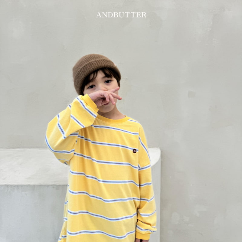 Andbutter - Korean Children Fashion - #minifashionista - Multi Stripe Tee - 11