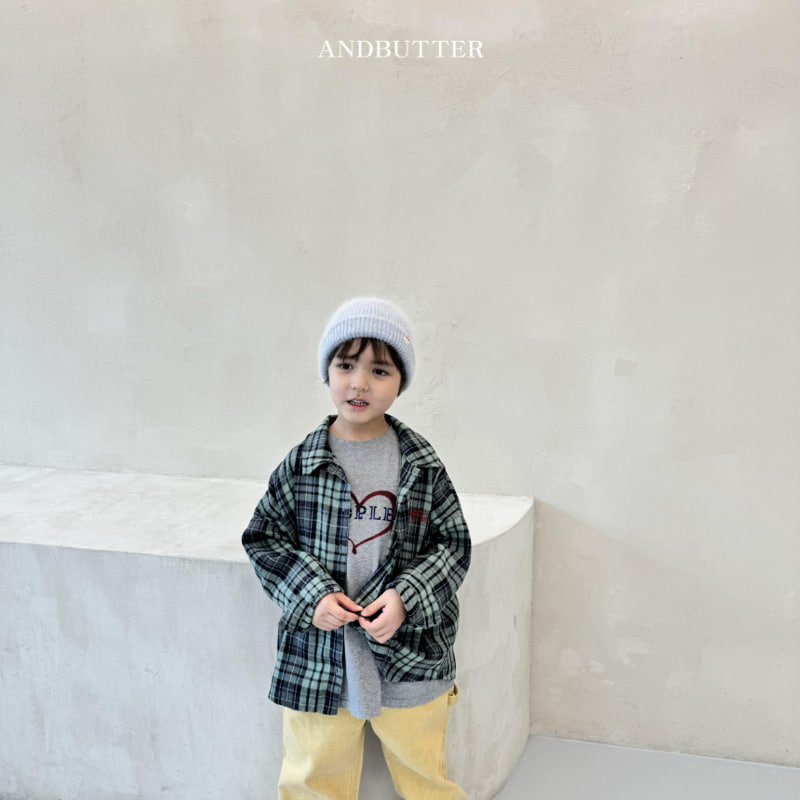 Andbutter - Korean Children Fashion - #minifashionista - Muse Check Shirts - 12