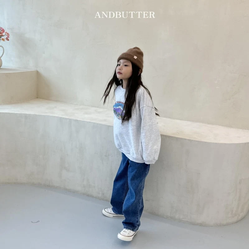 Andbutter - Korean Children Fashion - #magicofchildhood - Mountain Sweatshirts - 4