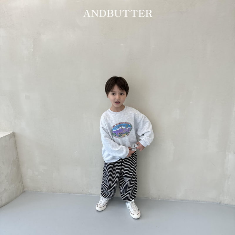 Andbutter - Korean Children Fashion - #prettylittlegirls - Stripe Jogger Pants - 11