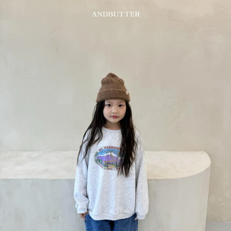 Andbutter - Korean Children Fashion - #prettylittlegirls - Mountain Sweatshirts - 5