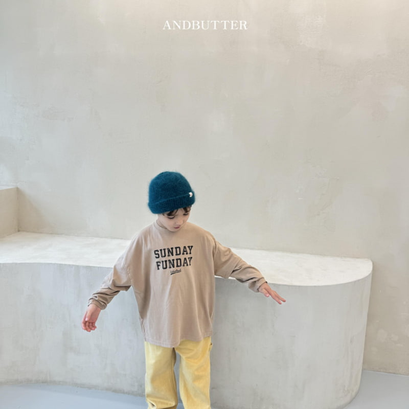 Andbutter - Korean Children Fashion - #minifashionista - Sunday Pigment Tee - 4