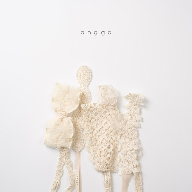 Anggo - Korean Baby Fashion - #babyoutfit - Anggo Lace Hairband - 5