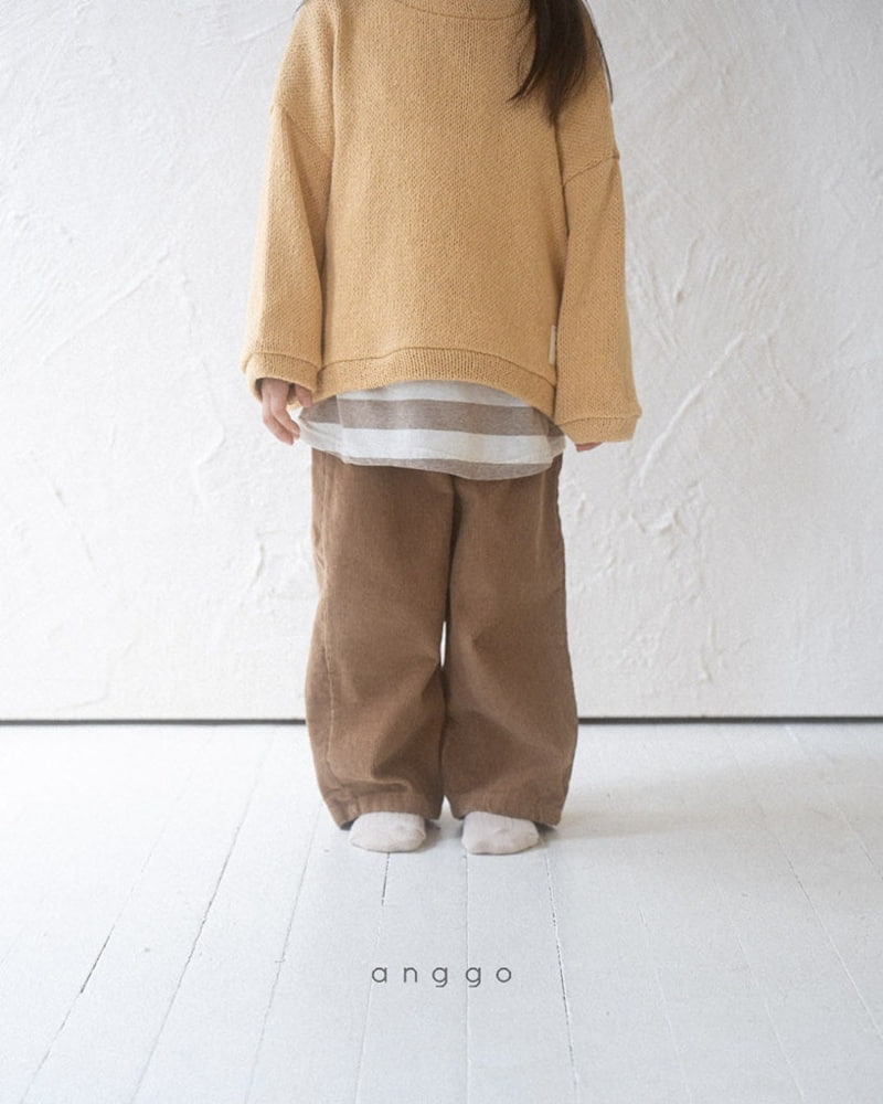 Anggo - Korean Children Fashion - #designkidswear - Soft Knit Sweatshirts - 2