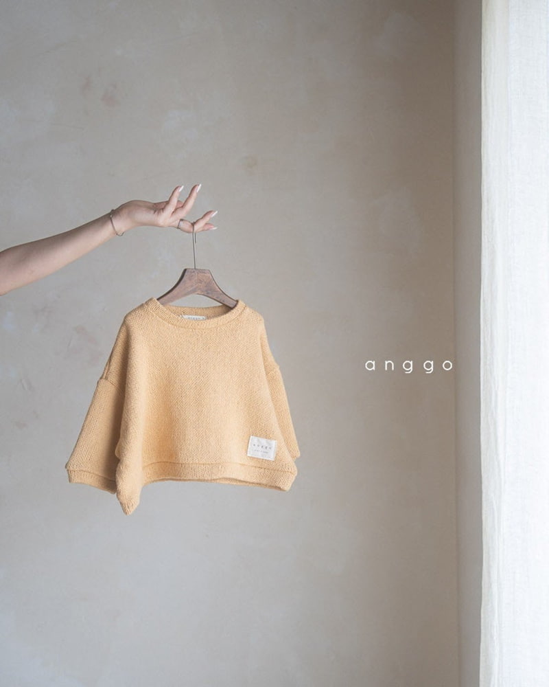 Anggo - Korean Children Fashion - #discoveringself - Soft Knit Sweatshirts - 4