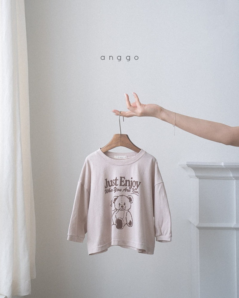 Anggo - Korean Children Fashion - #littlefashionista - Teddy Bear Tee - 4