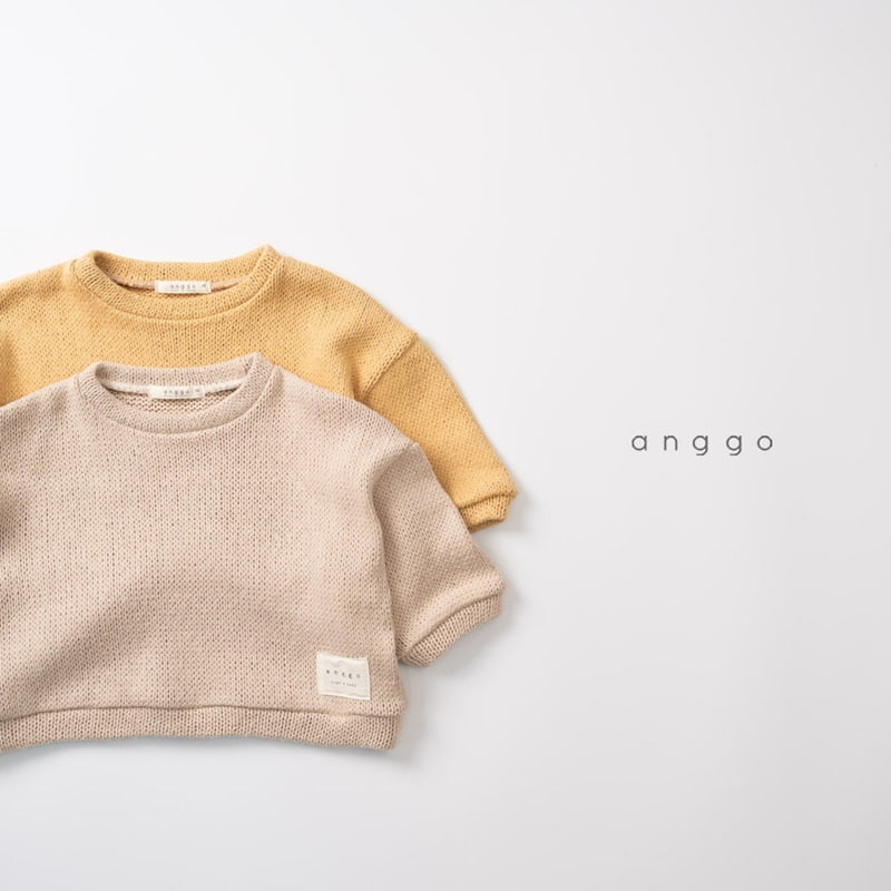 Anggo - Korean Children Fashion - #prettylittlegirls - Soft Knit Sweatshirts - 12