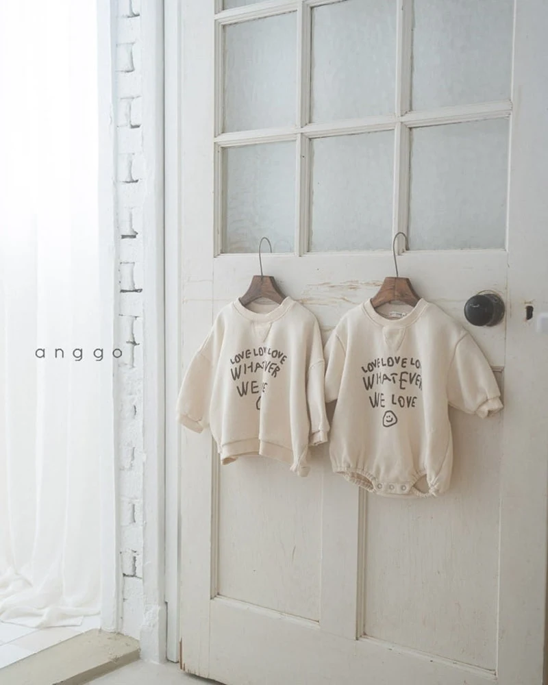 Anggo - Korean Children Fashion - #todddlerfashion - Love Sweatshirts - 10