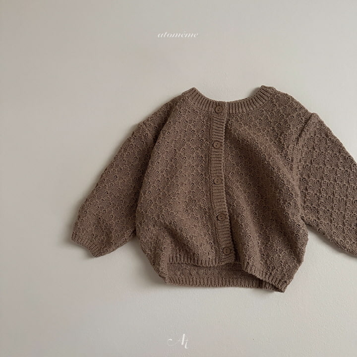 Atomeme - Korean Baby Fashion - #babyboutique - Vanilla Knit Cardigan - 10