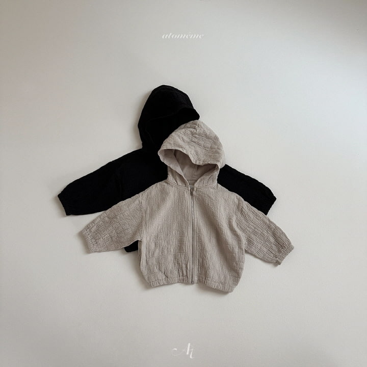 Atomeme - Korean Baby Fashion - #babyboutiqueclothing - Butter Hood Zip-up