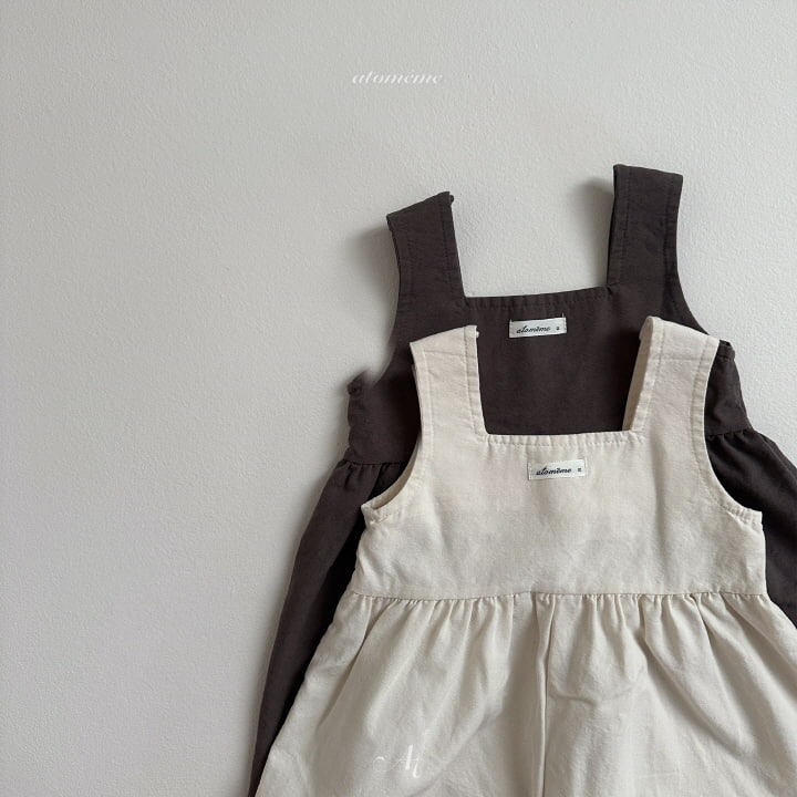 Atomeme - Korean Baby Fashion - #babyoninstagram - Daily Button Overalls - 3