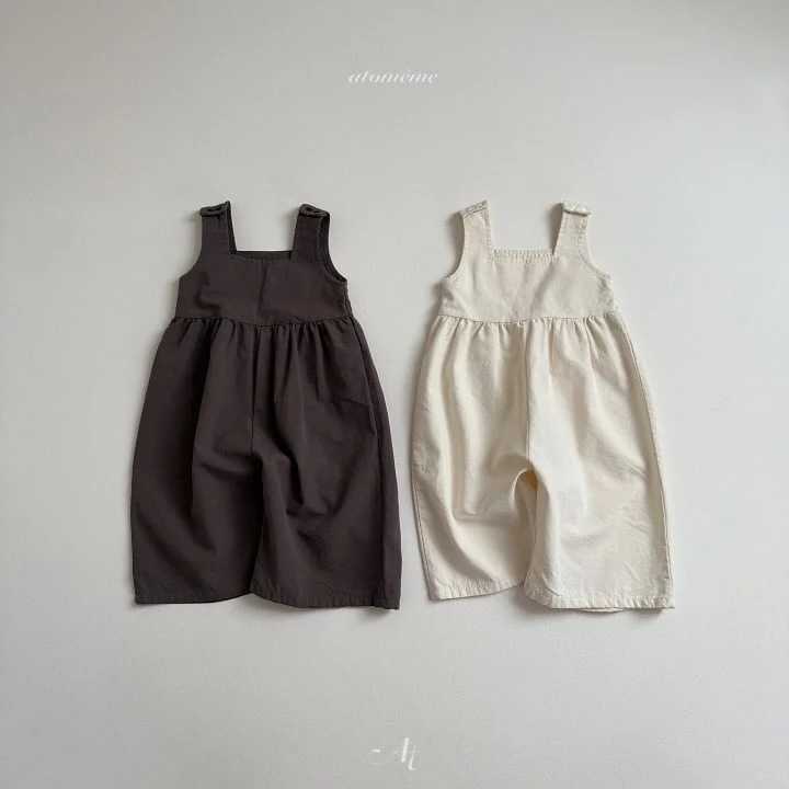 Atomeme - Korean Baby Fashion - #babyoninstagram - Daily Button Overalls - 4