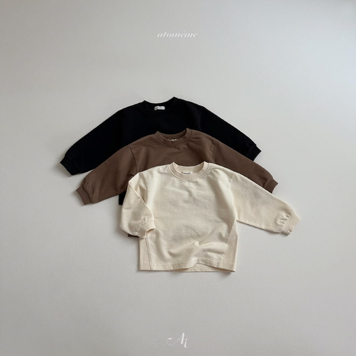 Atomeme - Korean Baby Fashion - #babyoutfit - Vetiver Slit Sweatshirts