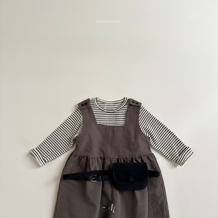 Atomeme - Korean Baby Fashion - #onlinebabyshop - Marie Stripe Tee - 9