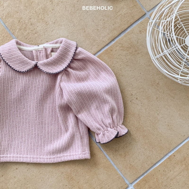 Bebe Holic - Korean Baby Fashion - #babyboutique - Pin Coat Collar Tee - 10