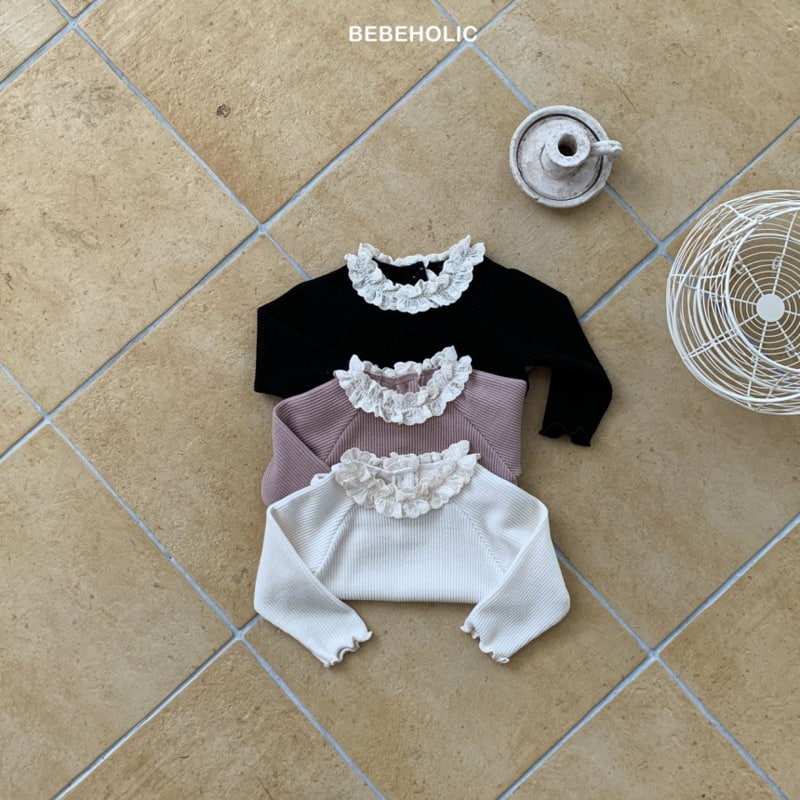 Bebe Holic - Korean Baby Fashion - #babyboutique - Heart Lace Tee - 6