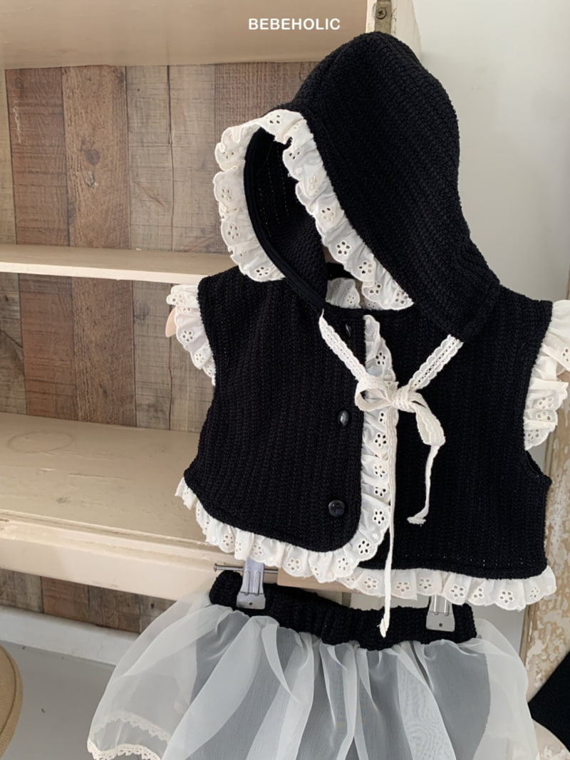 Bebe Holic - Korean Baby Fashion - #babyboutique - Lace Frill Vest - 10